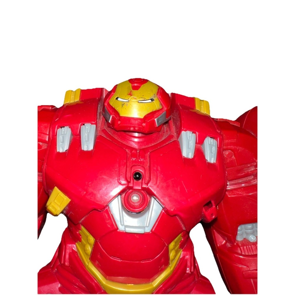 (J1/4n)ron Man Hulkbuster Marvel Action Figure 13" Tested Works 2015 Hasbro - Picture 2 of 6